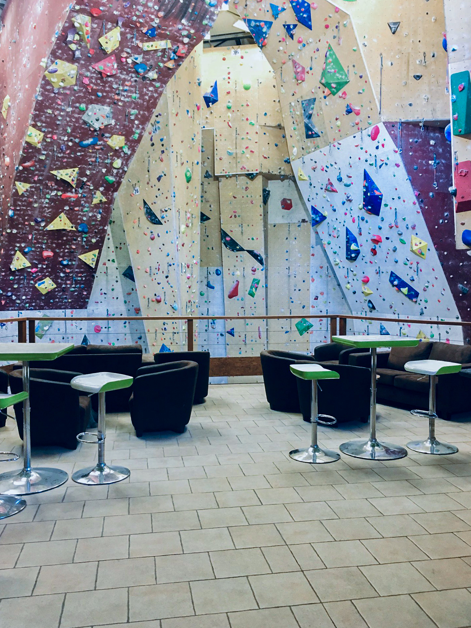Bar salle mont blanc escalade chamonix